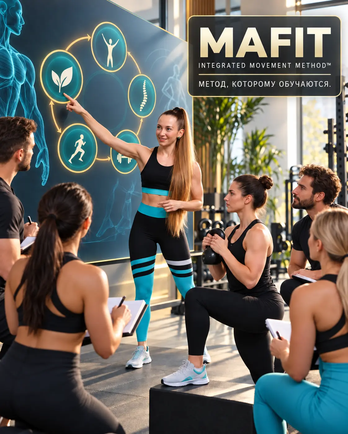 MAFIT Integrated Movement Method advertising banner: The method professionals learn — brand edition