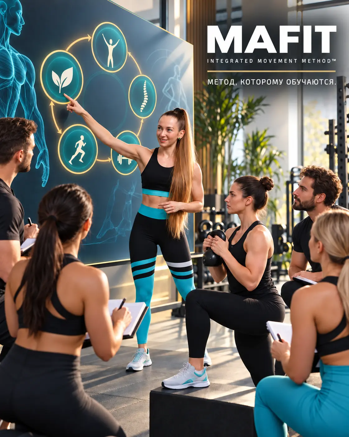 MAFIT Integrated Movement Method advertising banner: The method professionals learn — light edition